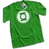 HotScamp Premium Green Lantern Symbol Mens Green T-Shirt