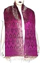 Head Scarves Women's Accessories Silk Brocade India Dress Gift for Her 22 x 72 inches (nssb026)