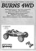 Kyosho BURNS 1/8 gas car instruction manual #3096 Image