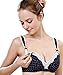 CAKYE® Women's Underwire Maternity Nursing Bra (36D, Dark Blue)
