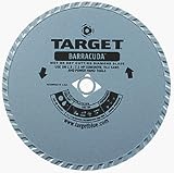 Target 580677 Barracuda Blade 10 x .095 x DM 1 in. arbor for Masonry, Tile, Stone, Brick, and Concrete