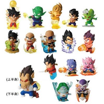 ミニビッグヘッドフィギュア アニメヒーローズ ドラゴンボール改 極技版Ver.01 ドラゴンボール改 ノーマル17種セット