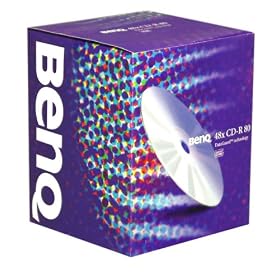 Benq CDR 80Min 700MB 48x 100 Pack