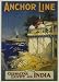 Anchor Line, Art Poster, size 24 x 36