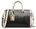 Heshe Leather New Lady's Casual Fashion Crocodile & Serpentine Top Handle Tote Shoulder Crossbody Bag Satchel Purse Women's Handbag
