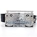 Boombox Stereo Iced Out Silver Hip Hop Belt Buckle