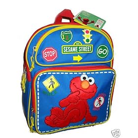 Sesame Street Backpack - Med Size School Backpack