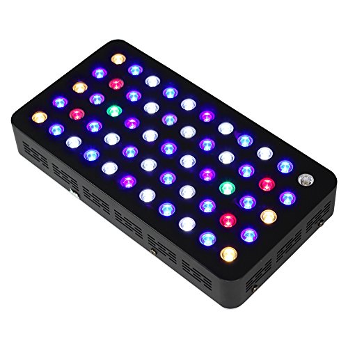 AROCCOM 165W Marine Aquarium Led Light for Coral, Fish Tank & Reef Aquarium System Full Spectrum, Aquarium Grow Light Fixture