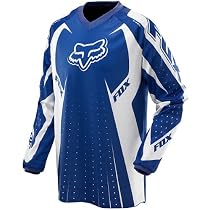 Fox Racing HC Men's Dirt Bike Motorcycle Jersey - Color: Blue, Size: Medium