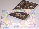 Scott's Cakes 1 lb. Milk Chocolate Walnut Cluster in a Daisy Box