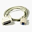10FT At Serial Modem Cable DB9F To DB25M