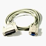 10FT At Serial Modem Cable DB9F To DB25M by MICRO CONNECTORS