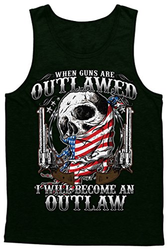 Blittzen Mens Tank Top When Guns Are Outlawed