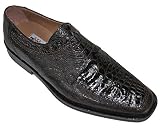 David Eden Mens Stylish Crocodile/Lizard Skin Lace-up Shoes Clooney