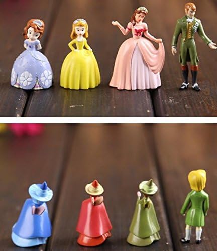 12pcs/set New Sofia the first PVC Figure Toys Princess Sofia PVC Doll Brithday Gift For Children