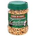 Dan-D-Pak World Class Salted Cashews, Whole, 32-Ounce Tubs (Pack of 2)