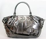 NEW AUTHENTIC COACH MADISON LEATHER CONVERTIBLE LARGE SHOULDER SOPHIA (Metallic Silver) Reviewed