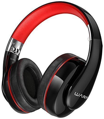 Sentey ls-4420 warp black/red headphones with stereo hi…