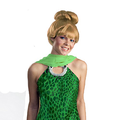 Tinker Bell Wig Peter Pan Disney Fairy Tinkerbell Womens Adult Tink Movie (Blonde)