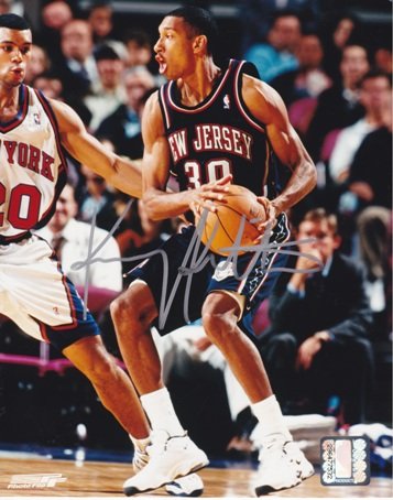 Kerry Kittles Autographed New Jersey Nets 8x10 Photo