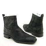 Kenneth Cole REACTION Mens Full Circle Boot,Black Scored,10 M