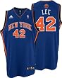 David Lee Jersey: adidas Blue Swingman #42 New York Knicks Jersey