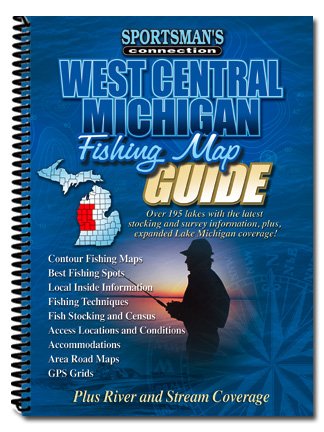 West Central Michigan Fishing Map Guide