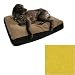 Big Shrimpy Original Dog Bed Replacement Cover in Marigold (Marigold, Large (35 x 47))