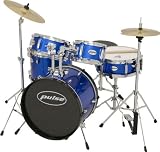 Pulse 5-piece Junior Drum Set Metallic Blue