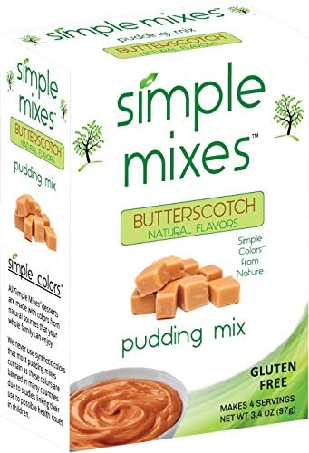 Better Bowls Simple Mixes Pudding Mix, Butterscotch, 6 Count (Pack of 6)