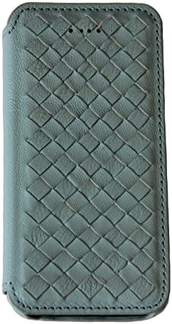 VanDay Geniune Leather Material Side Flip Case for iPhone 5/5S with Retail Box (Light-blue)