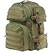 VISM by NcStar Tactical Backpack with Trim, Green/Tan