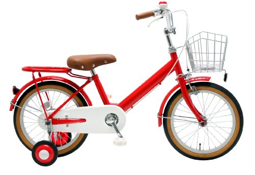 Simple bike 18 幼児 自転車 補助輪付 レッド G1535