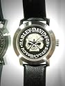Harley-Davidson Bulova Men's Watch. Skull medallion dial. WR50m/165ft. 76A10