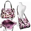 Coach Signature Snaphead Alexandra Satchel Convertiable Shoulder Bag Purse Tote 17582 Multi