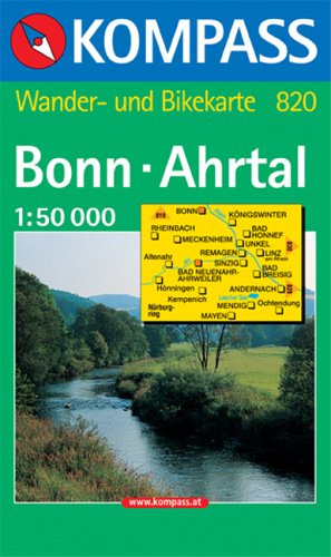 City Travel Guides Discounted  Livres : Carte touristique : Bonn, Ahrtal