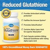 Viva Labs High Absorption Glutathione w/ Ala, 500mg, 60 Capsules