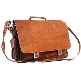 David King Leather 118 Porthole Briefcase