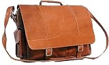 David King Leather 118 Porthole Briefcase