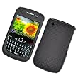 RIM BlackBerry Gemini Curve 8520 & 8530 (T-Mobile/ AT&T) Snap-On Protector Hard Case Texturized Black Pattern