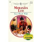 Two-Week Wife (Harlequin Presents, No. 1978) by Miranda Lee