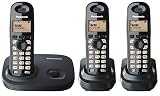 Review Panasonic KXTG7303EB / Panasonic KXTG7303 DECT Trio - Black