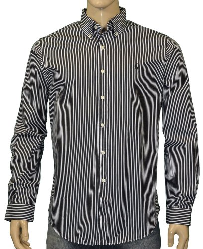 Ralph Lauren Men Custom Fit Pony Logo Striped Shirt