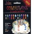 Colorflame Birthday Candles with Colored Flames! ~ Joelson Industries