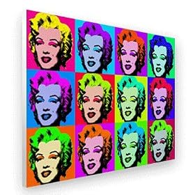 Andy Warhol Marilyn Monroe Blockmount Canvas Print