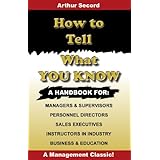 how to tell what you know