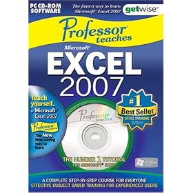 Greenstreet Professor Teaches Microsoft Excel 2007 Training Suite (PC)