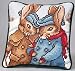 Kitchen & Housewares : Beatrix Potter - Out on a Stroll Needlepoint Pillow - 7 inches