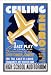 Historic Print (L): Ceiling zero 3 act play by Frank Wead : sponsored by the Junior C...