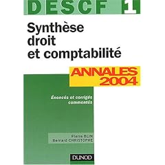 DESCF, num�ro 1 : Synth�se droit et comptabilit�